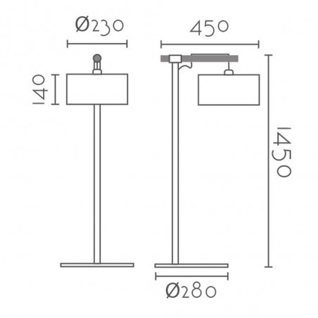 Floor lamp Milano II
