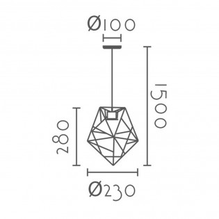 Ceiling lamp Neila