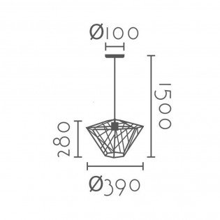 Pendant lamp Toril