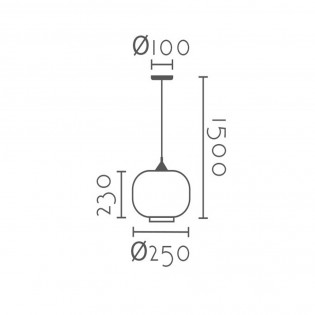 Ceiling lamp Leiva