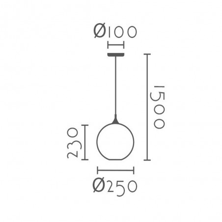 Pendant lamp Leiva