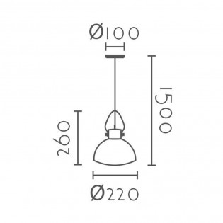 Pendant lamp Serreta II