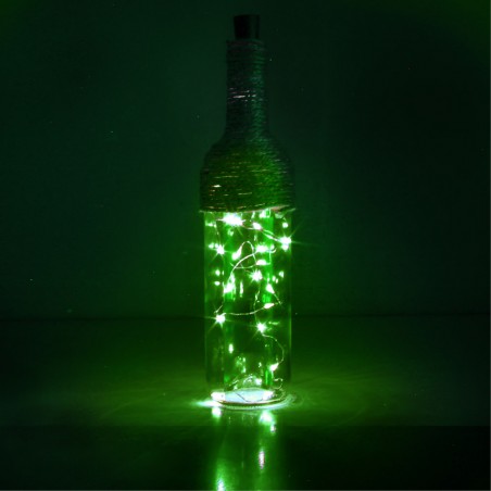 Dekorative Kappe mit grünem LED-Streifen (1W)
