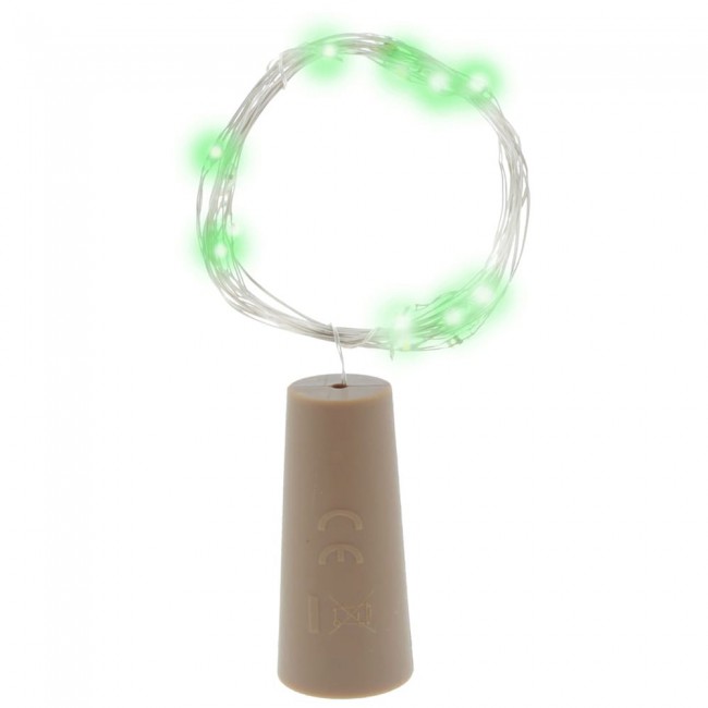 Dekorative Kappe mit grünem LED-Streifen (1W)