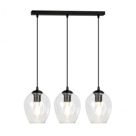 Ceiling Track Lamp Domos Clear (3 lights)