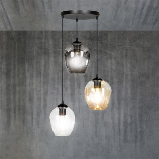 Pendant Track Lamp Domos Mix (3 lights)
