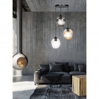 Pendant Track Lamp Domos Mix (3 lights)