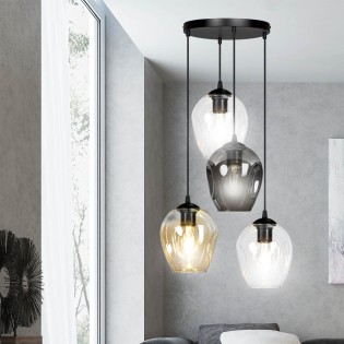 Pendant Track Lamp Domos Mix (4 lights)
