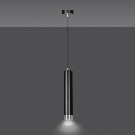 Pendant Lamp Mura Black/Chrome