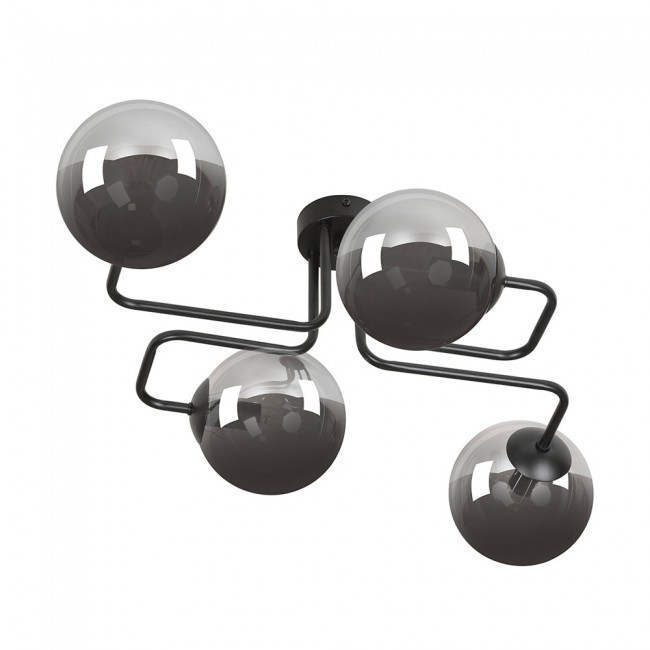 Ceiling Flush Lamp Vesta Graphite (4 lights)