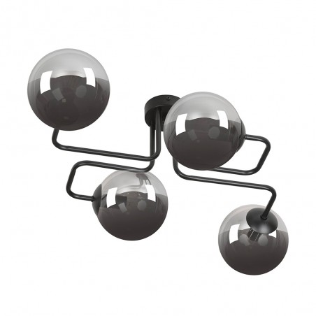 Ceiling Flush Lamp Vesta Graphite (4 lights)