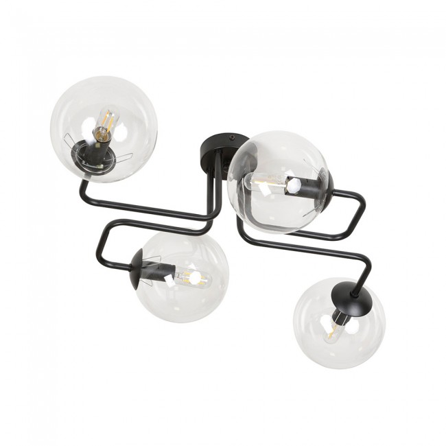 Ceiling Flush Lamp Vesta Clear (4 lights)