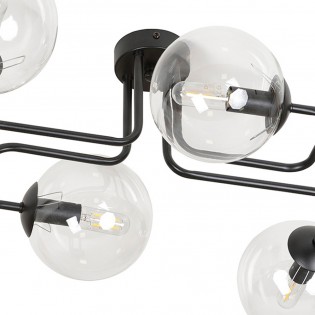 Deckenleuchte Vesta Transparent (4 Leuchten)