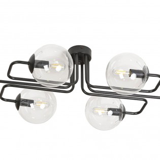 Ceiling flush lamp Vesta Clear (6 lights)