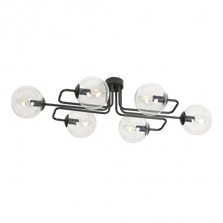 Ceiling flush lamp Vesta Clear (6 lights)