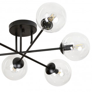 Ceiling flush lamp Vesta II Clear (6 lights)