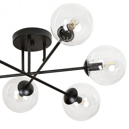 Ceiling flush lamp Vesta II Clear (6 lights)