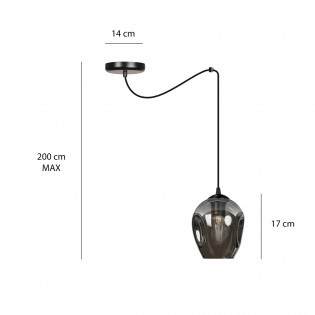 Ceiling lamp Maranto Graphite