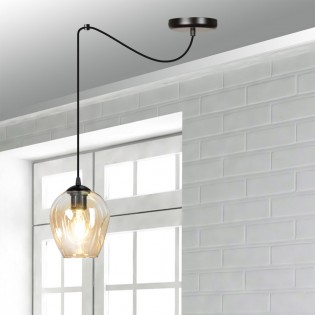 Ceiling lamp Maranto Amber