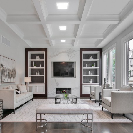 Recessed LED Downlight Know Square White (30W)