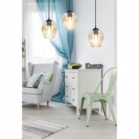 Pendant lamp Maranto Amber (3 lights)