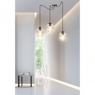 Pendant lamp Maranto Amber (3 lights)