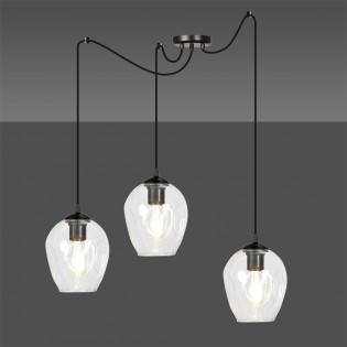 Pendant lamp Maranto Clear (3 lights)