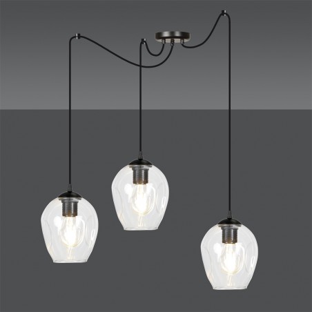 Pendant lamp Maranto Clear (3 lights)