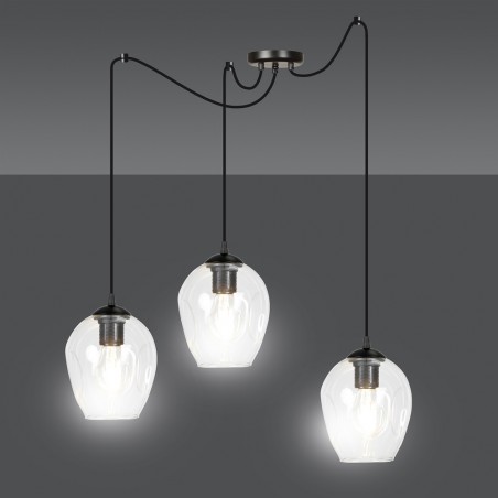 Pendant lamp Maranto Clear (3 lights)