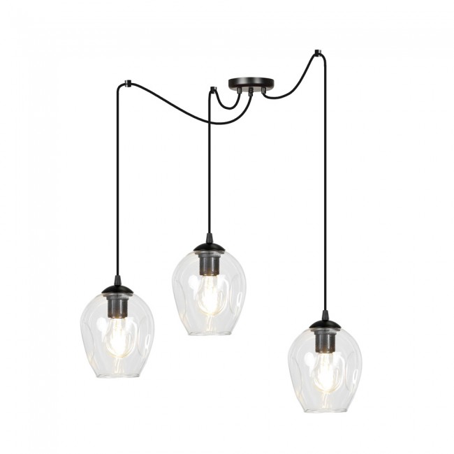 Pendant lamp Maranto Clear (3 lights)