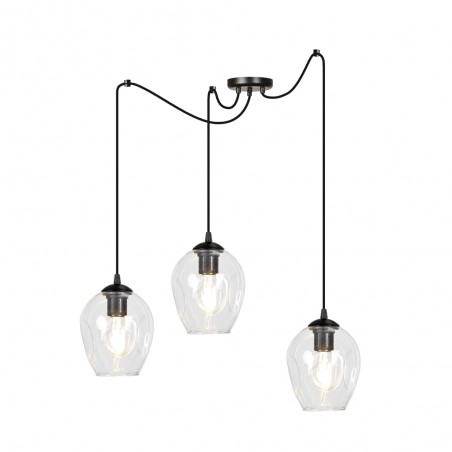 Pendant lamp Maranto Clear (3 lights)