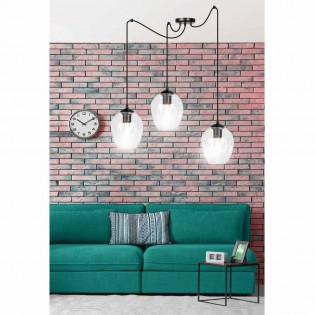 Pendant lamp Maranto Clear (3 lights)
