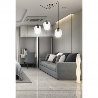 Pendant lamp Maranto Clear (3 lights)