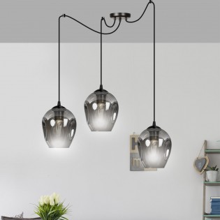 Pendant lamp Maranto Graphite (3 lights)