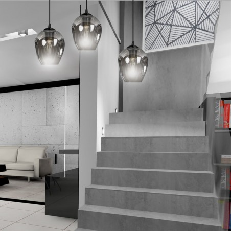 Pendant lamp Maranto Graphite (3 lights)