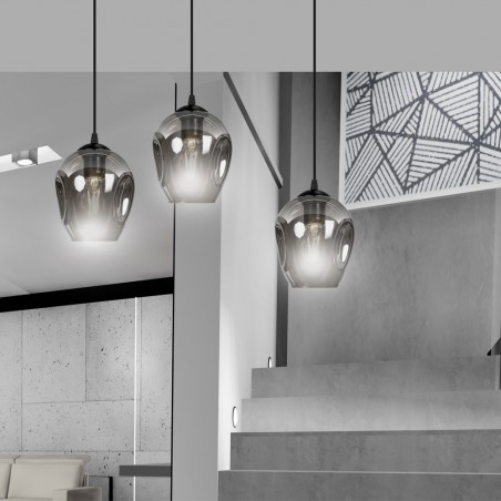 Pendant lamp Maranto Graphite (3 lights)