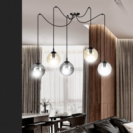 Pendant Lamp Fedora Mix (5 lights)