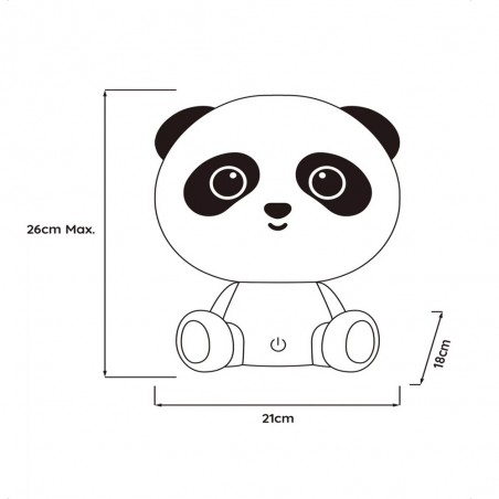 Children LED Table Lamp Dodo Panda (3W)