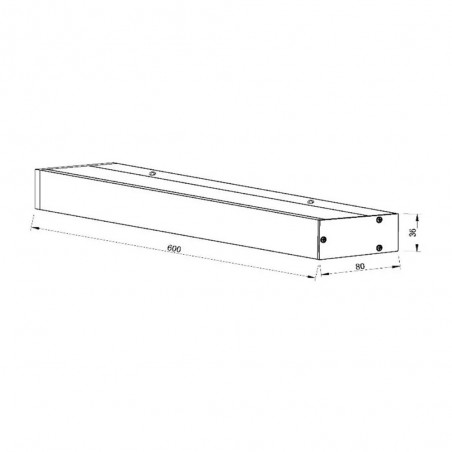 Bathroom's LED Wall Lamp Alexa (8W)