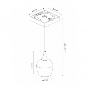Bathroom's Pendant Lamp Preston