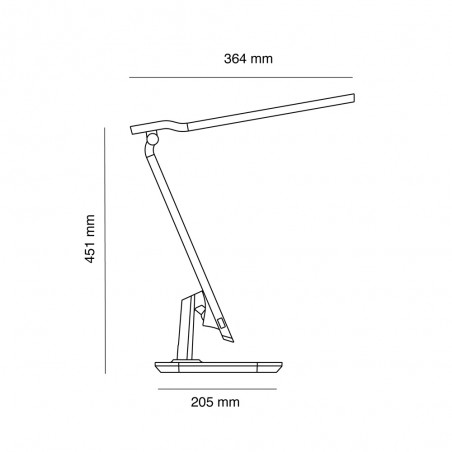 Miri LED Flexo mit Wecker (10W)