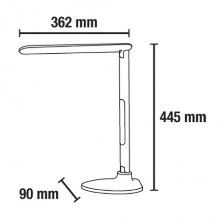 LED Flexo mit Wecker und USB Star (10W)