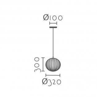 Pendant lamp Globo II