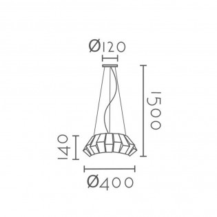 Hängeleuchte Led Palmera (18W)