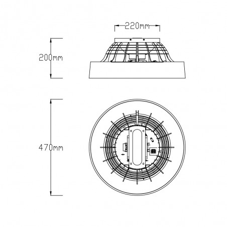 LED-Deckenventilator Farsund (26,80W)