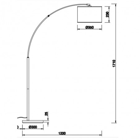 Arco Burton Stehleuchte