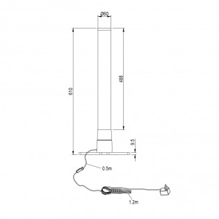Motion RGB LED Tischleuchte (2,4W)