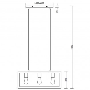 Pendant lamp Agra