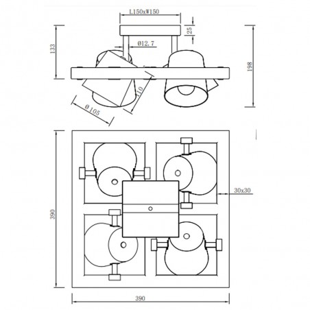 Flush Light Bell