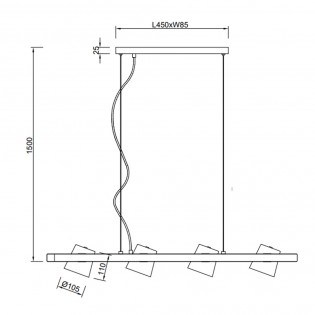 Pendant lamp Bell